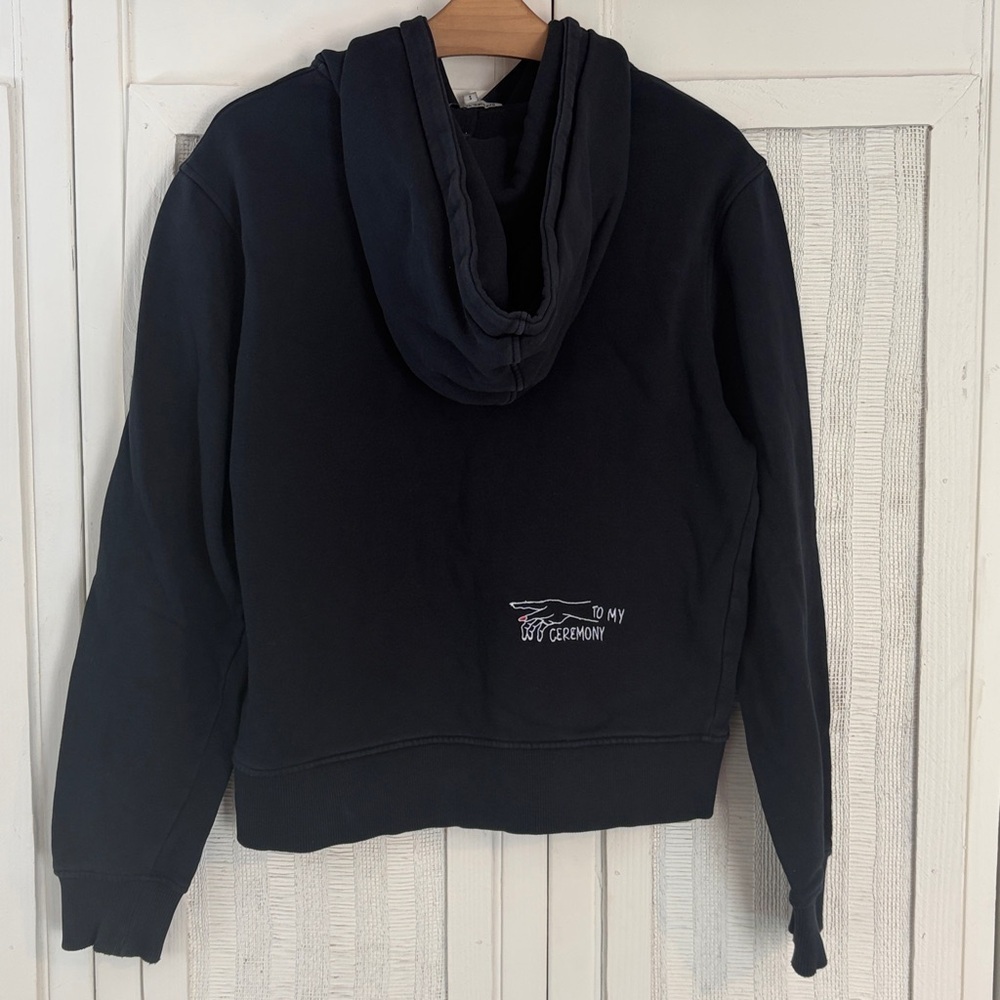 OPENING CEREMONY BLACK HOODIE with embroidery size small